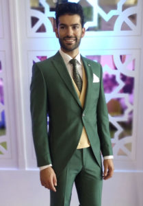 Chaqué verde de Don Félix