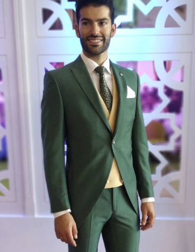 Chaqué verde de Don Félix