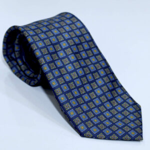 CORBATA-ESTAMPADA MARINO