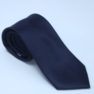 Corbata semilisa azul marino
